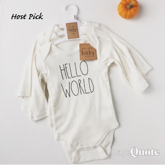 Rae Dunn Other - Host Pick New Rae Dunn Baby Suits 3 Piece Set